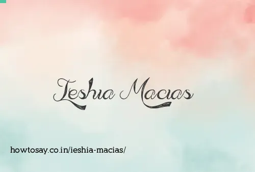 Ieshia Macias