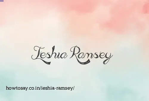 Ieshia Ramsey