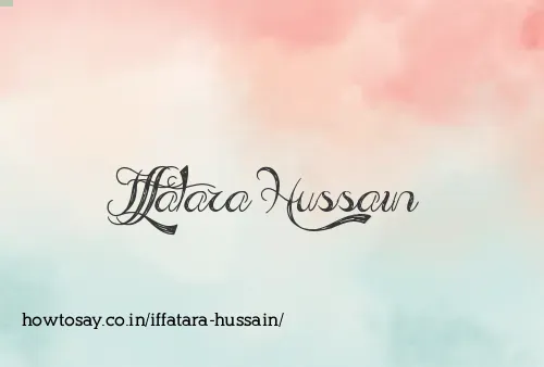 Iffatara Hussain
