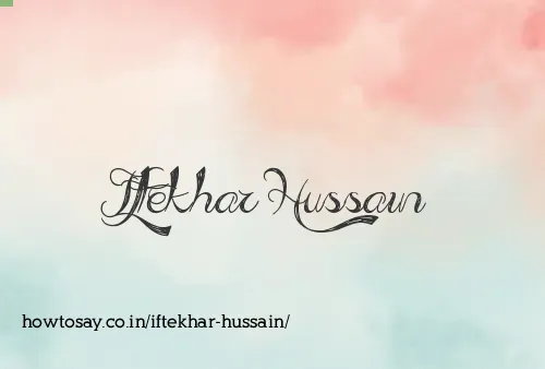 Iftekhar Hussain