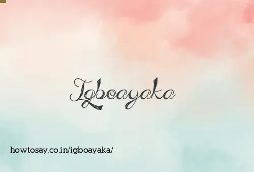 Igboayaka