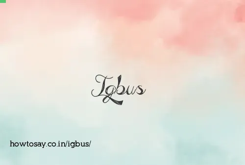 Igbus