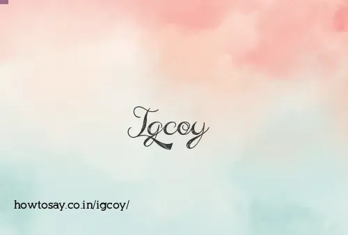 Igcoy