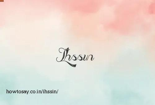 Ihssin
