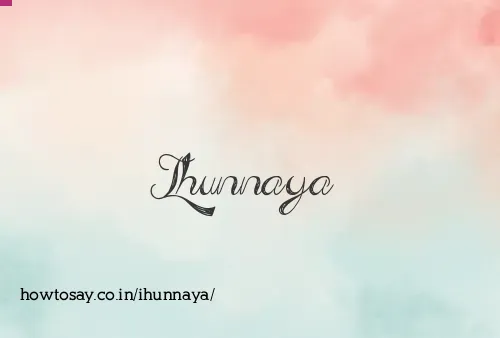 Ihunnaya