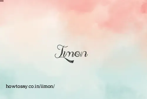 Iimon