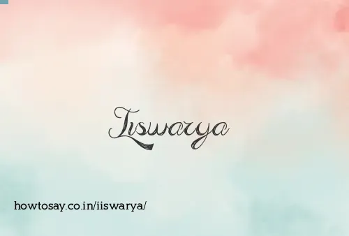 Iiswarya