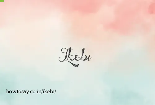 Ikebi