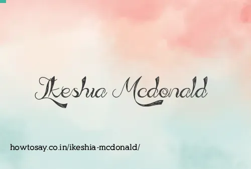 Ikeshia Mcdonald