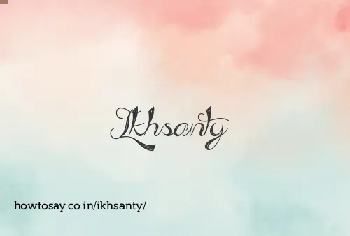 Ikhsanty