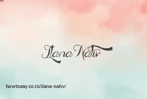 Ilana Nativ