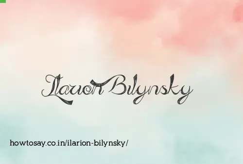 Ilarion Bilynsky