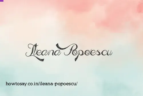 Ileana Popoescu