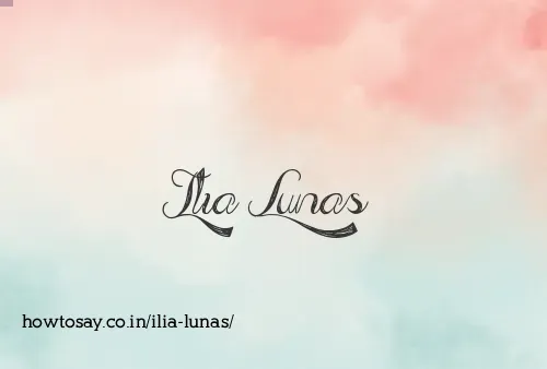 Ilia Lunas