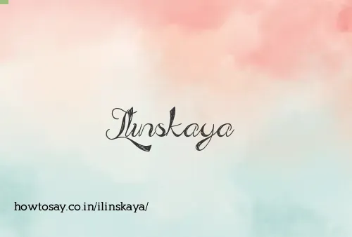 Ilinskaya