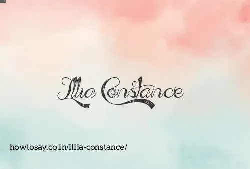 Illia Constance