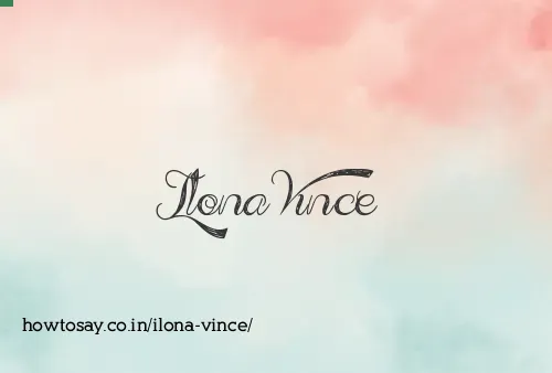 Ilona Vince