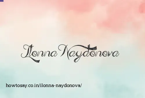 Ilonna Naydonova