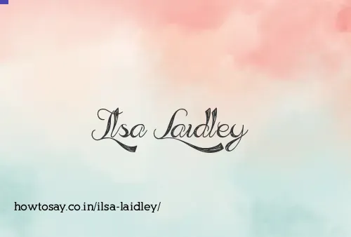 Ilsa Laidley