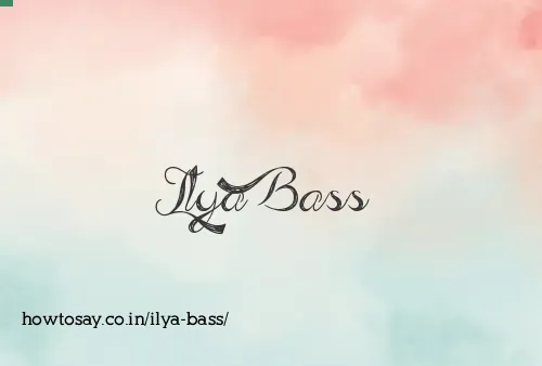 Ilya Bass