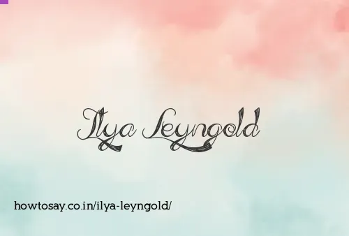 Ilya Leyngold