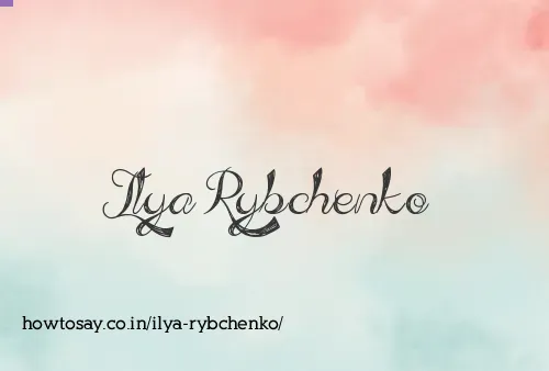 Ilya Rybchenko