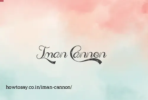 Iman Cannon