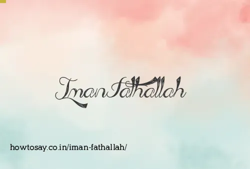 Iman Fathallah