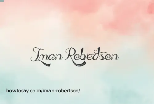 Iman Robertson