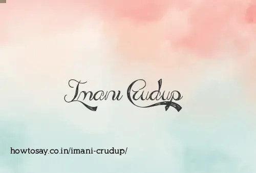 Imani Crudup