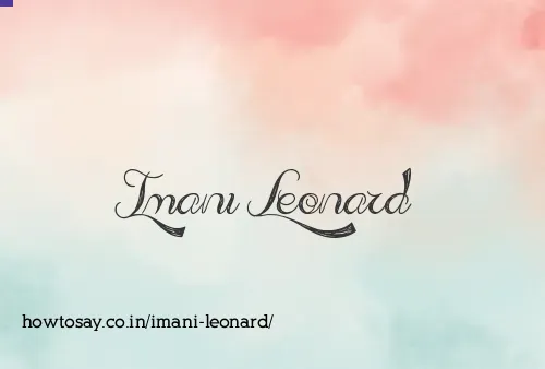 Imani Leonard
