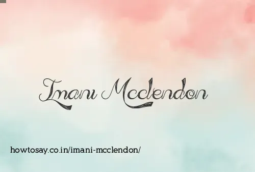 Imani Mcclendon