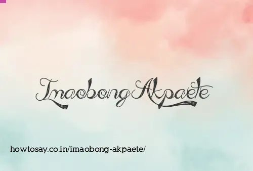 Imaobong Akpaete