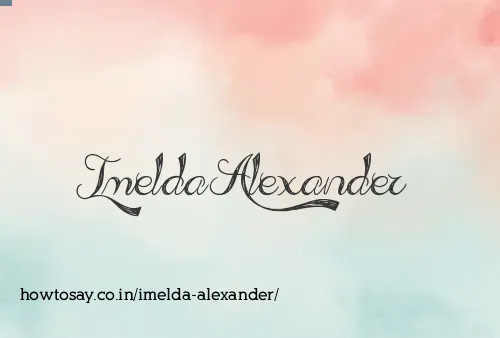 Imelda Alexander
