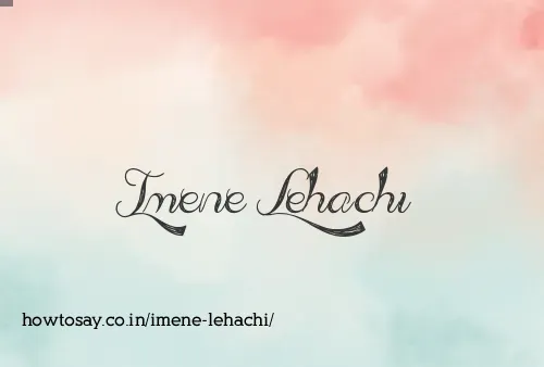 Imene Lehachi