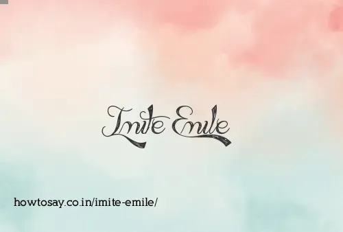 Imite Emile