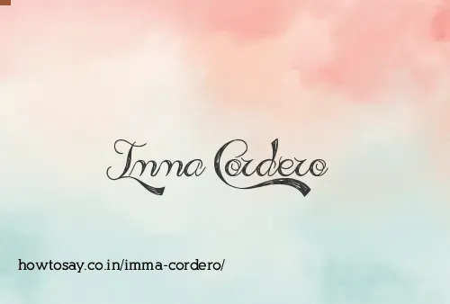 Imma Cordero