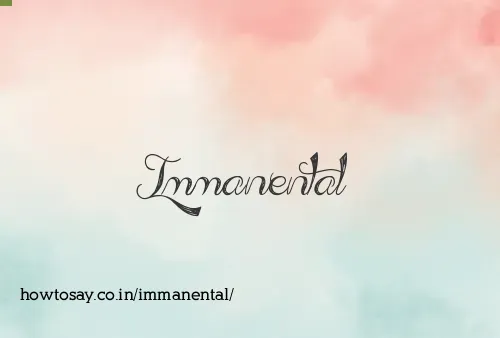 Immanental