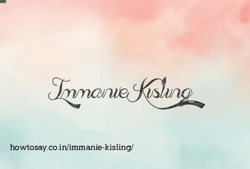 Immanie Kisling