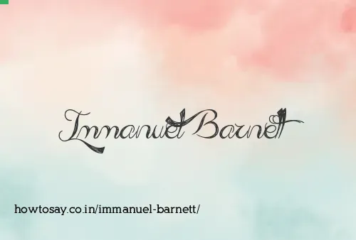 Immanuel Barnett
