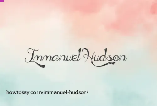 Immanuel Hudson