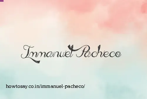 Immanuel Pacheco