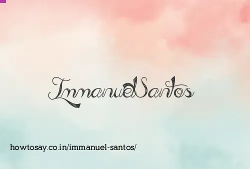 Immanuel Santos