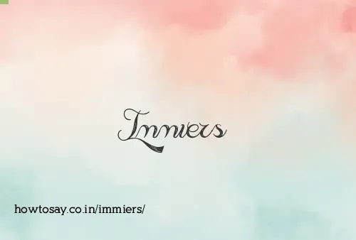 Immiers
