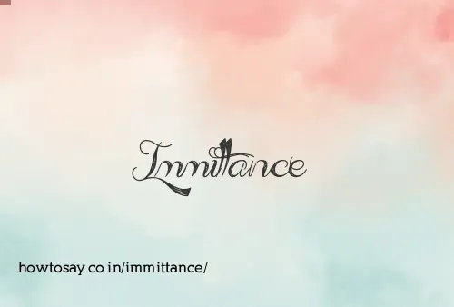 Immittance