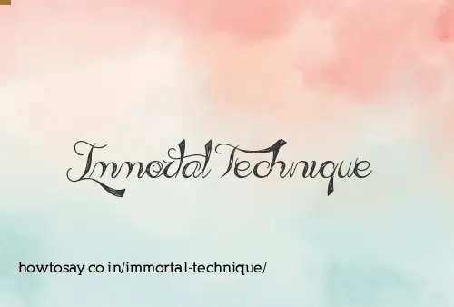 Immortal Technique