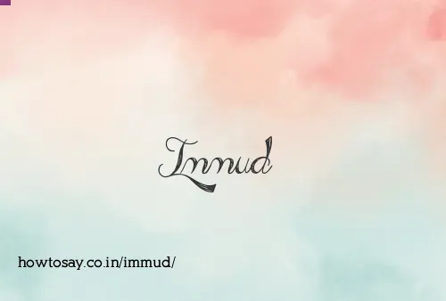 Immud