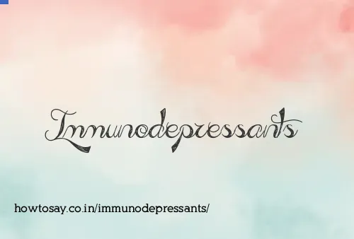 Immunodepressants