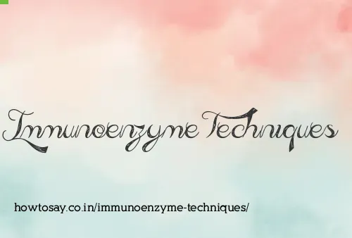 Immunoenzyme Techniques