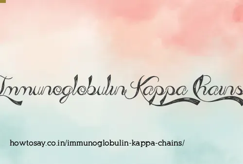 Immunoglobulin Kappa Chains